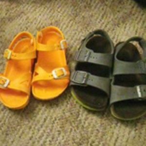 2 pairs of Kids Birkenstocks